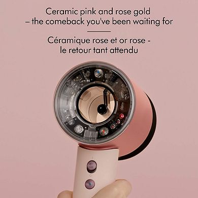 Supersonic Nural Hair Dryer in Ceramic Pink