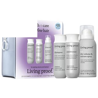 Living Proof Mini Full Shampoo, Conditioner and Texture Spray Set
