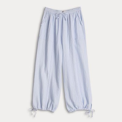 Juniors' SO® Low-Rise Double Gauze Joggers