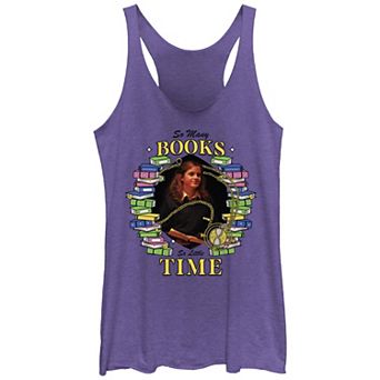 Juniors' Harry Potter Hermione So Many Books Racerback Tank Top