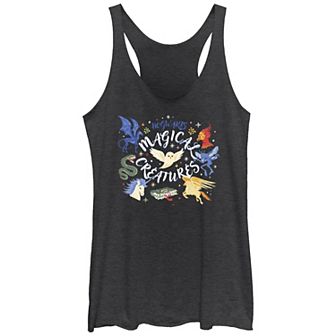 Juniors' Harry Potter Hogwarts Magical Creatures Racerback Tank Top