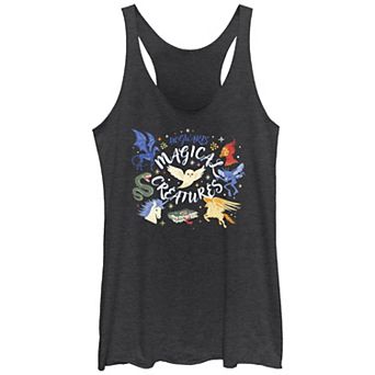 Juniors' Harry Potter Hogwarts Magical Creatures Racerback Tank Top