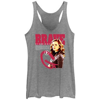 Juniors' Harry Potter Hermione Brave Racerback Tank Top