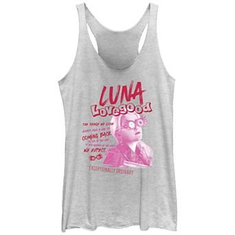 Juniors' Harry Potter Luna Lovegood Exceptionally Ordinary Racerback Tank Top