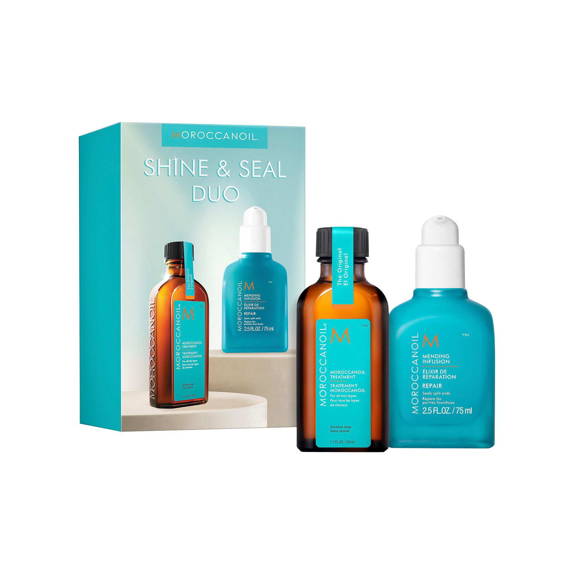 Moroccanoil Shine & Seal Duo, None