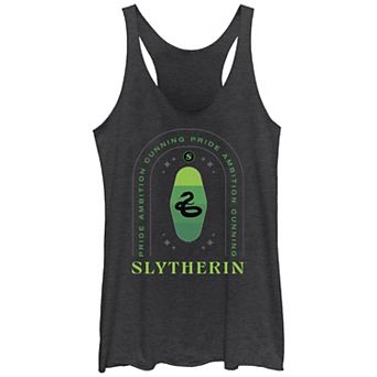 Juniors' Harry Potter Slytherin Pride Ambition Cunning Racerback Tank Top