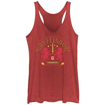 Juniors' Harry Potter Gryffindor Sword And Lions Racerback Tank Top