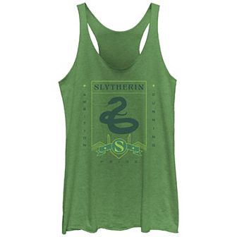 Juniors' Harry Potter Slytherin Crest Pride Ambition Cunning Racerback Tank Top