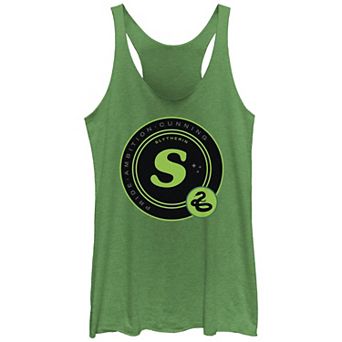 Juniors' Harry Potter Slytherin Pride Ambition Cunning Stamp Racerback Tank Top