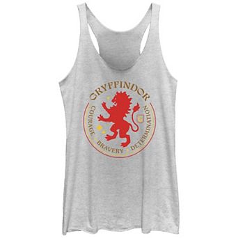 Juniors' Harry Potter Gryffindor Lion Stamp Racerback Tank Top