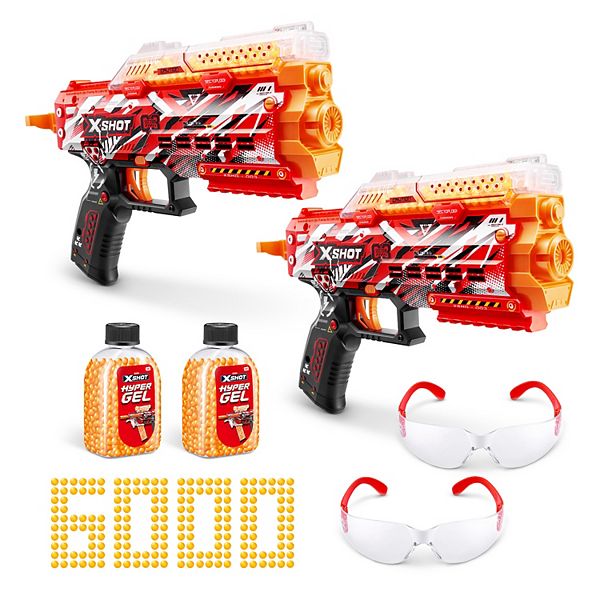 XSHOT Hyper Gel Stinger Blaster Toy Two Pack with 6,000 Hyper Gel