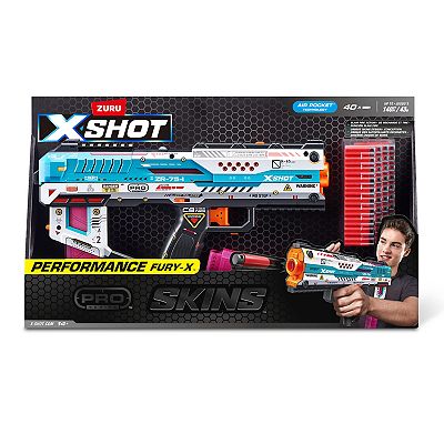 XSHOT SKINS Pro Series Fury-X Blaster Toy with 40 Darts