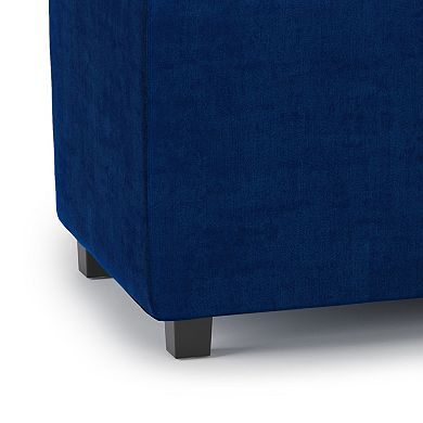 Simpli Home Avalon 3 Trays & Storage Ottoman