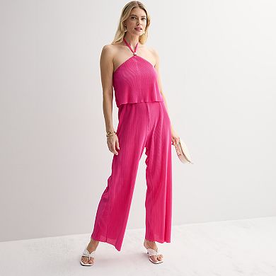 Women's INTEMPO™ Plisse Halter Jumpsuit