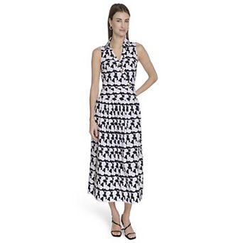 Women's La Nouvelle Renaissance Sleeveless Collared Midi Dress