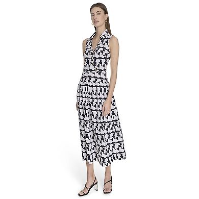 Women's La Nouvelle Renaissance Sleeveless Collared Midi Dress