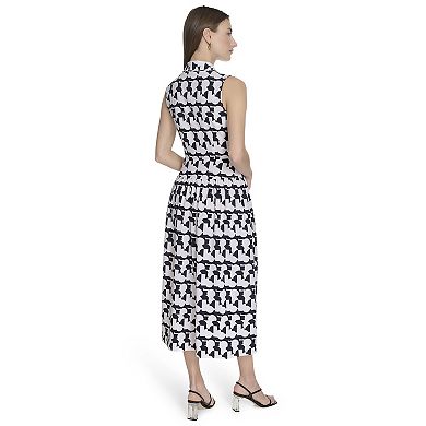 Women's La Nouvelle Renaissance Sleeveless Collared Midi Dress