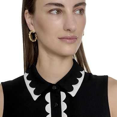 Women's La Nouvelle Renaissance Sleeveless Scallop Trim Dress