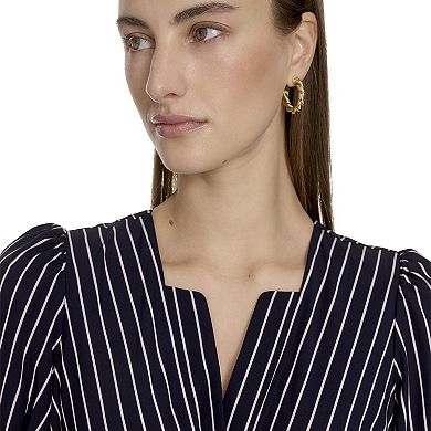 Women's La Nouvelle Renaissance Belted Surplice Midi Dress