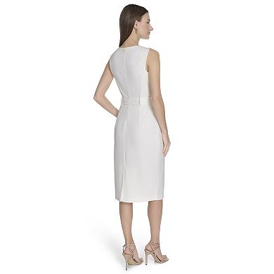 Women's La Nouvelle Renaissance Sleeveless Belted Midi Dress