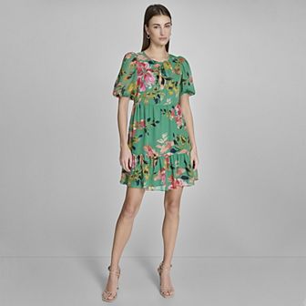 Women's Harper Rose Ruched Neck Tiered Short Dress