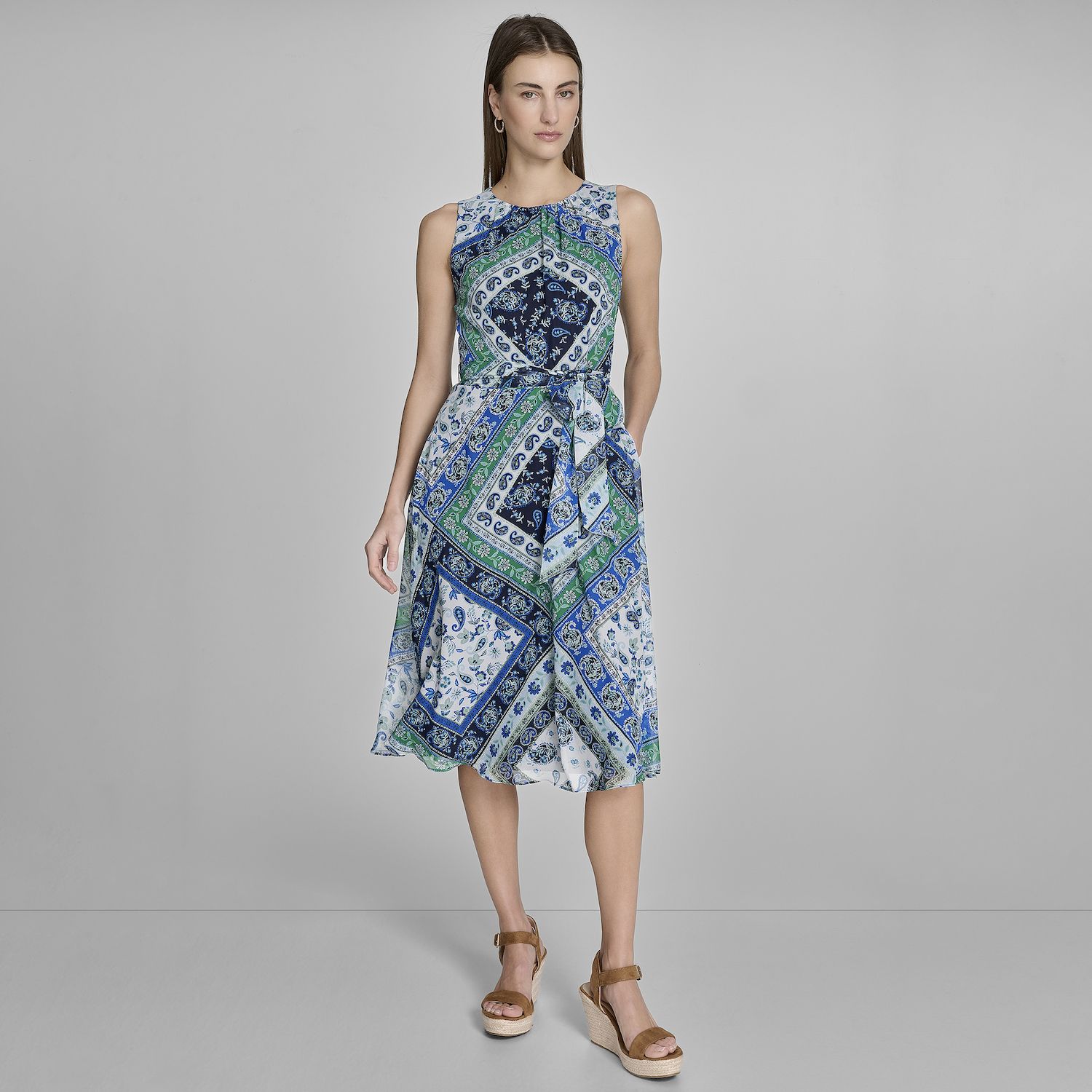 Женские платья Harper Rose Sleeveless Belted Midi Dress