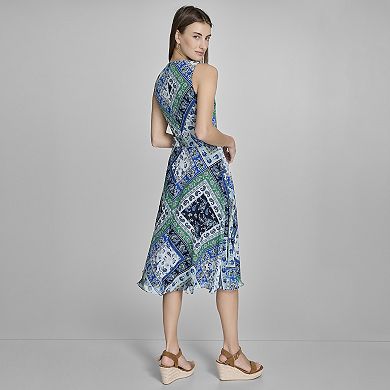 Women's Harper Rose Sleeveless Belted Midi Dress