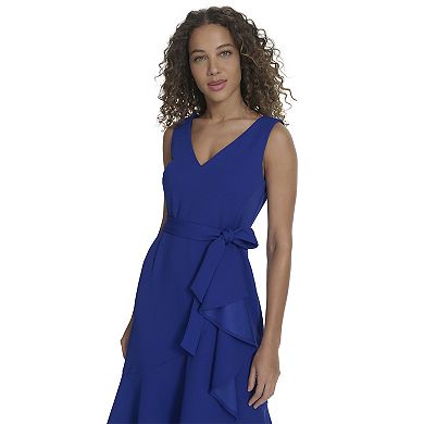 Women's Andrew Marc Marc New York Sleeveless Ruffle Wrap Midi Dress