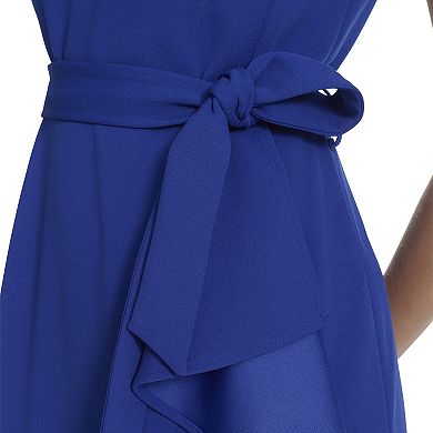 Women's Andrew Marc Marc New York Sleeveless Ruffle Wrap Midi Dress