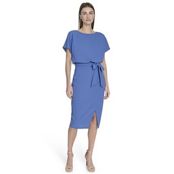 Women's Andrew Marc Blousant Belted Dress