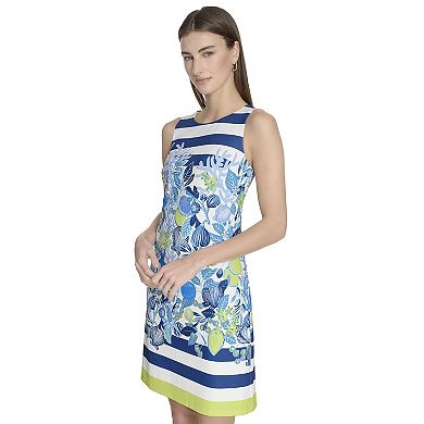 Women's Andrew Marc Marc New York Sleeveless Textured Sheath Dress