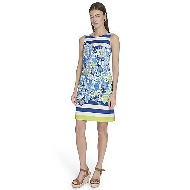 Women's Andrew Marc Marc New York Sleeveless Textured Sheath Dress
