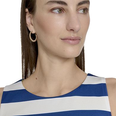 Women's Andrew Marc Marc New York Sleeveless Textured Sheath Dress