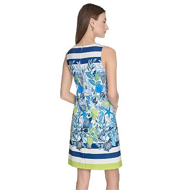 Women's Andrew Marc Marc New York Sleeveless Textured Sheath Dress