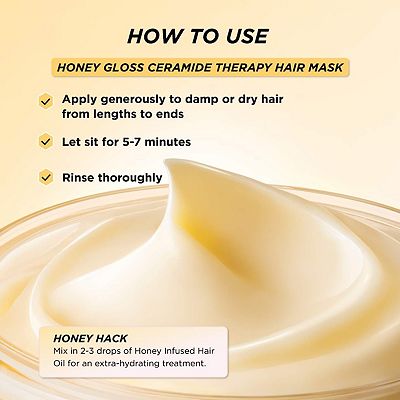 Gisou Honey Gloss Ceramide Therapy Hydrating Hair Mask