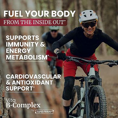 Vita B-Complex Plus Vitamin C By Signify Nature - Vit B1, B2, B3, B5, B6, B8, B9, B12 60 Softgels
