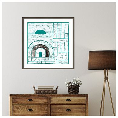 Beryl Motif II by Vanna Lam Wood Framed Wall Art Print