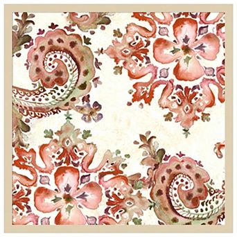 Artisan Medallion Pattern II by Tre Sorelle Studios Wood Framed Wall Art Print
