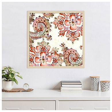 Artisan Medallion Pattern II by Tre Sorelle Studios Wood Framed Wall Art Print