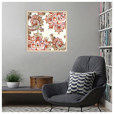 Artisan Medallion Pattern II by Tre Sorelle Studios Wood Framed Wall Art Print