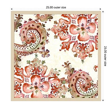 Artisan Medallion Pattern II by Tre Sorelle Studios Wood Framed Wall Art Print