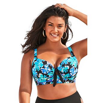 Swimsuits for All Women's Confidante Bra Sized Underwire Bikini Top