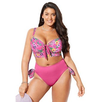 Swimsuits for All Women's Confidante Bra Sized Underwire Bikini Top