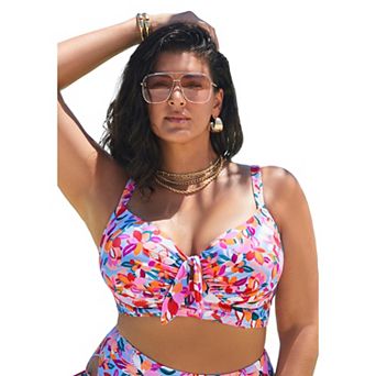Swimsuits for All Women's Confidante Bra Sized Underwire Bikini Top