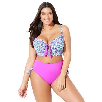 Swimsuits for All Women's Confidante Bra Sized Underwire Bikini Top