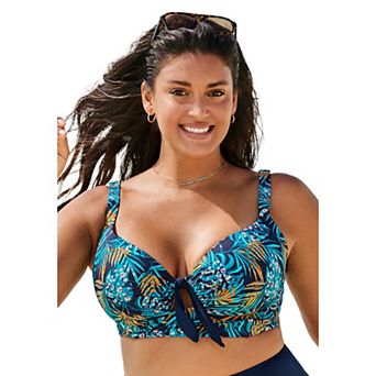 Swimsuits for All Women's Confidante Bra Sized Underwire Bikini Top
