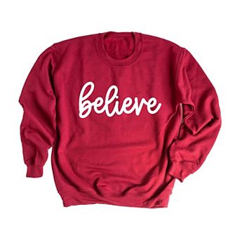 Believe Bold Cursive Sweatshirt