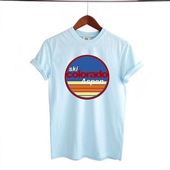 Aspen Ski Resort Garment Dyed Tees