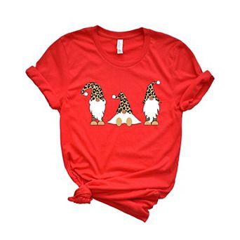 Leopard Gnomes Short Sleeve Graphic Tee
