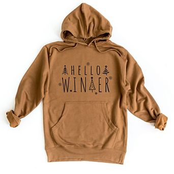 Hello Winter Trees Hoodie